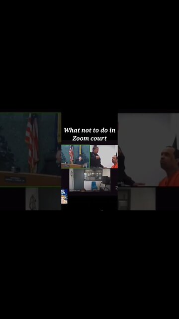 Zoom Court Shenanigans #zoomcourt #court #truecrime #crime
