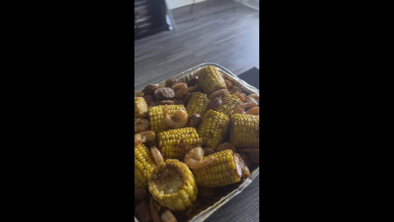 Shrimp boil & the game