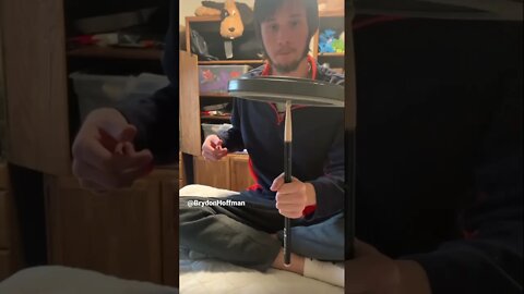 This Thin Kick Drum Spinning on a Drumstick is SO COOL!