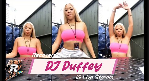 DJ Duffey dancing in sweat pants