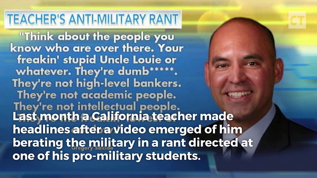 Locals Rip Into Teacher Over Profane Anti-Military Rant