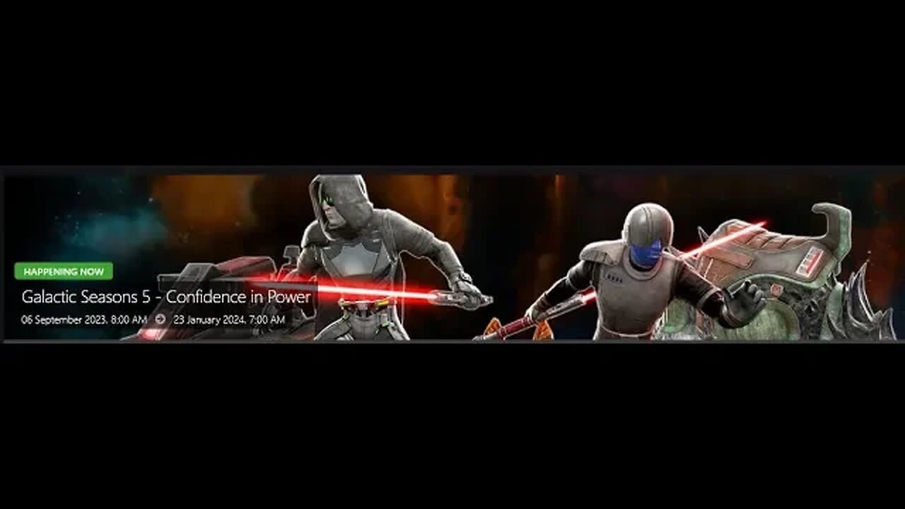 syfy88man Game Channel - SWTOR - Galactic Seasons 5 & game news