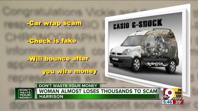 Beware car wrap scam