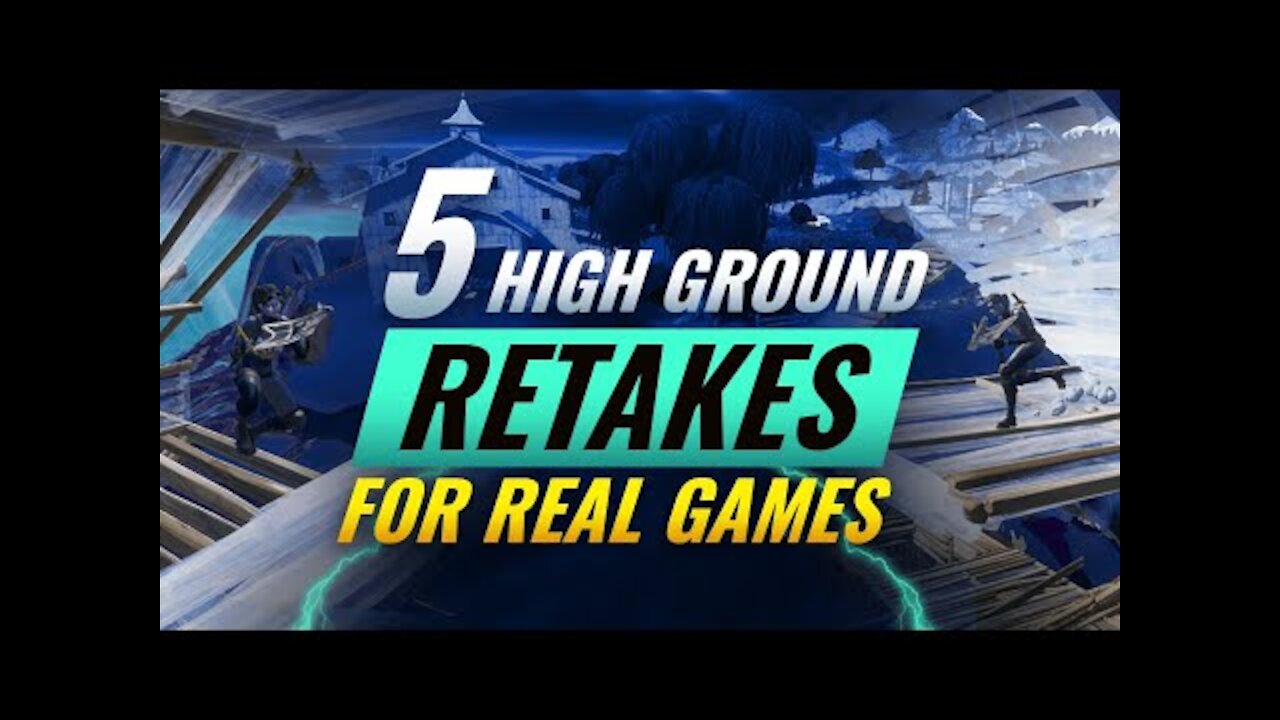 5 Easy & Useful High Ground Retakes - Fortnite Battle Royale