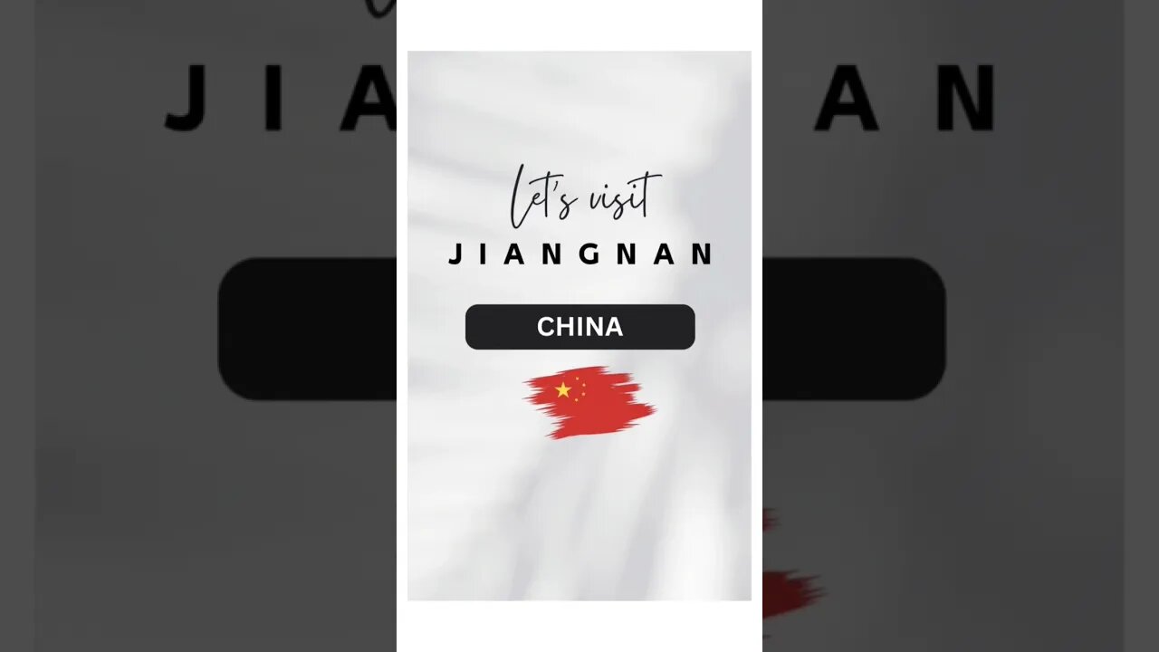 Travel to Jiangnan ♥️ #travel #shorts #tiktok #travel vlog