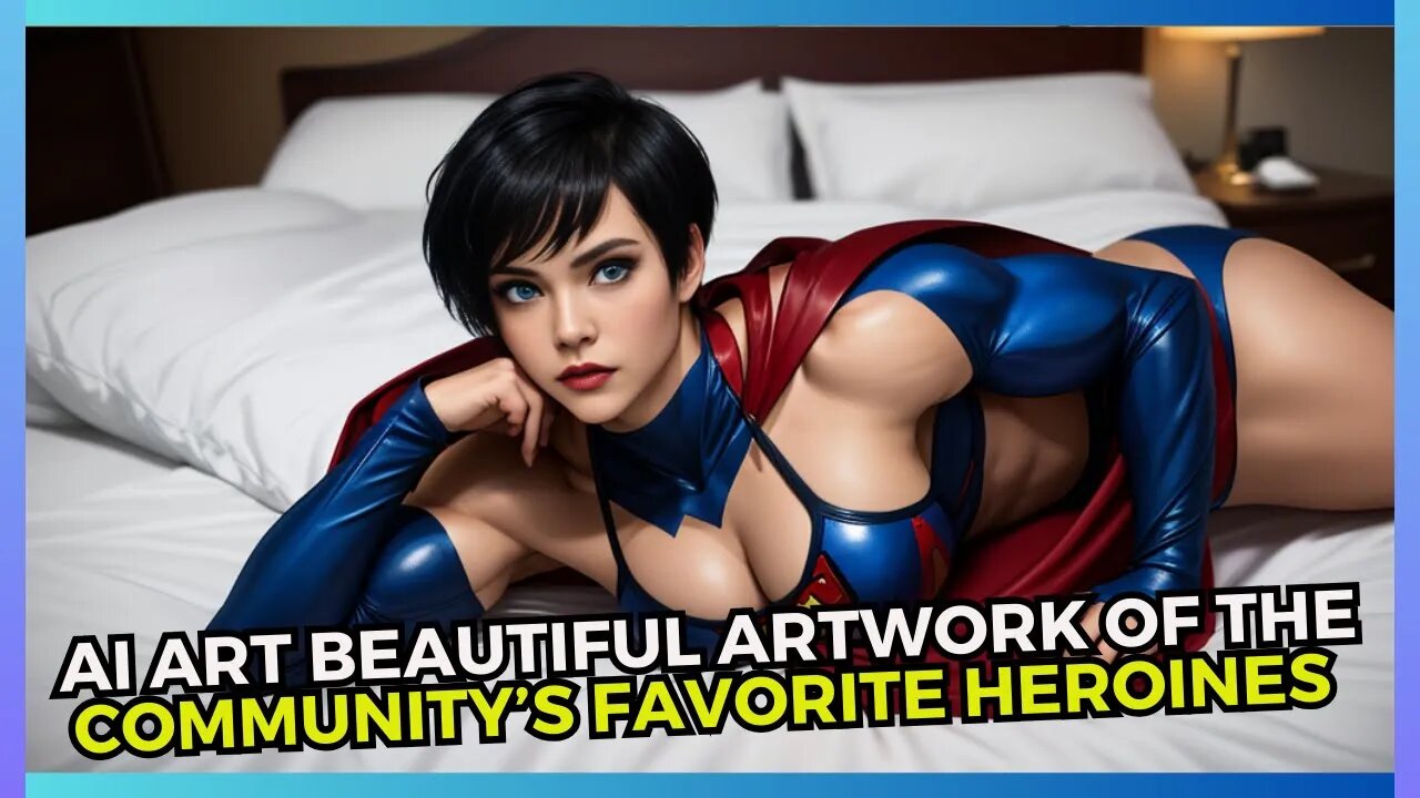 AI ART BEAUTIFUL ARTWORK OF THE COMMUNITY’S FAVORITE HEROINES