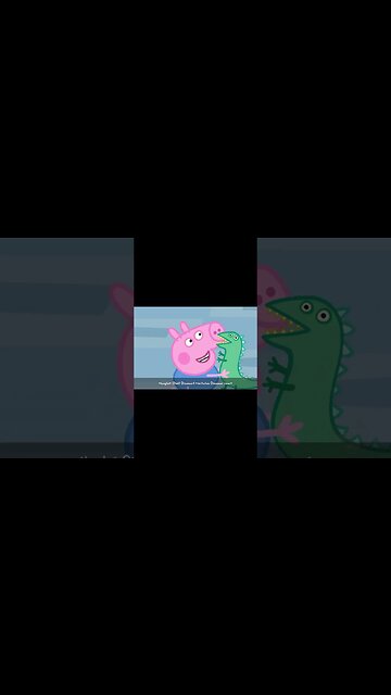 MY FRIEND PEPPA PIG - ESCAPING FROM DINOSAUR GEORGE #shorts