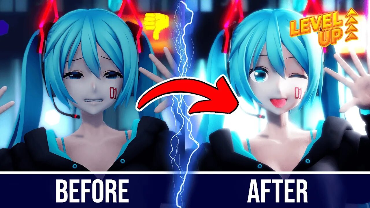 Level Up Your Night Scenes Using Ray-MMD (Beginner's Tutorial ft. Hatsune Miku)