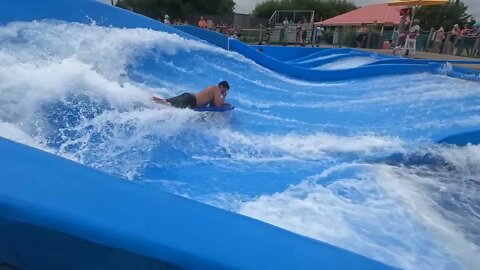 flowrider - Nick - 4 at Soak City, Kings Island