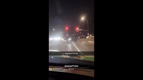 Crazy Driver In Brampton