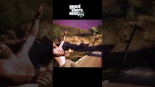 crazy Trevor rampage on army in GTA V short #gameplay #shorts #gta5 #lazoogames