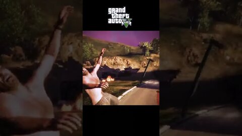 crazy Trevor rampage on army in GTA V short #gameplay #shorts #gta5 #lazoogames