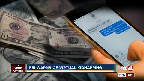 FBI Warns of Virtual Kidnapping