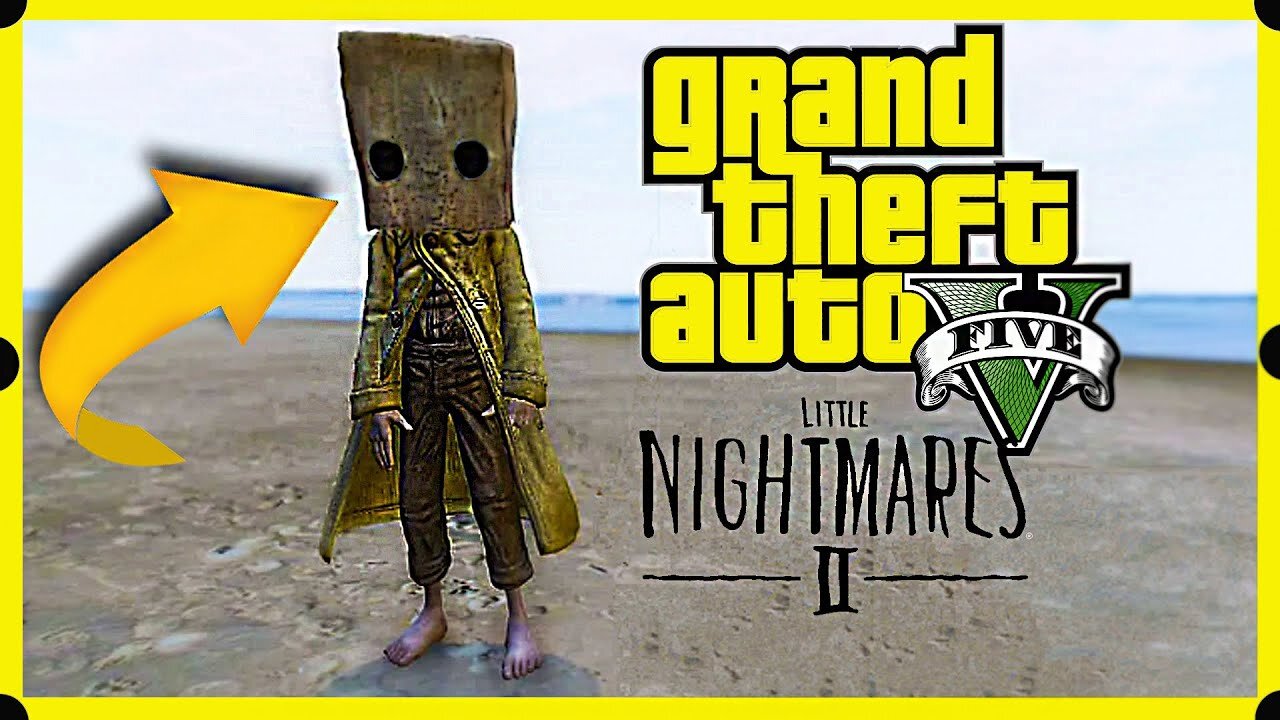 🔴Mono no gta 5: Jogando little nightmares 2 no gta 5 - Mono little nightmares 2 no gta