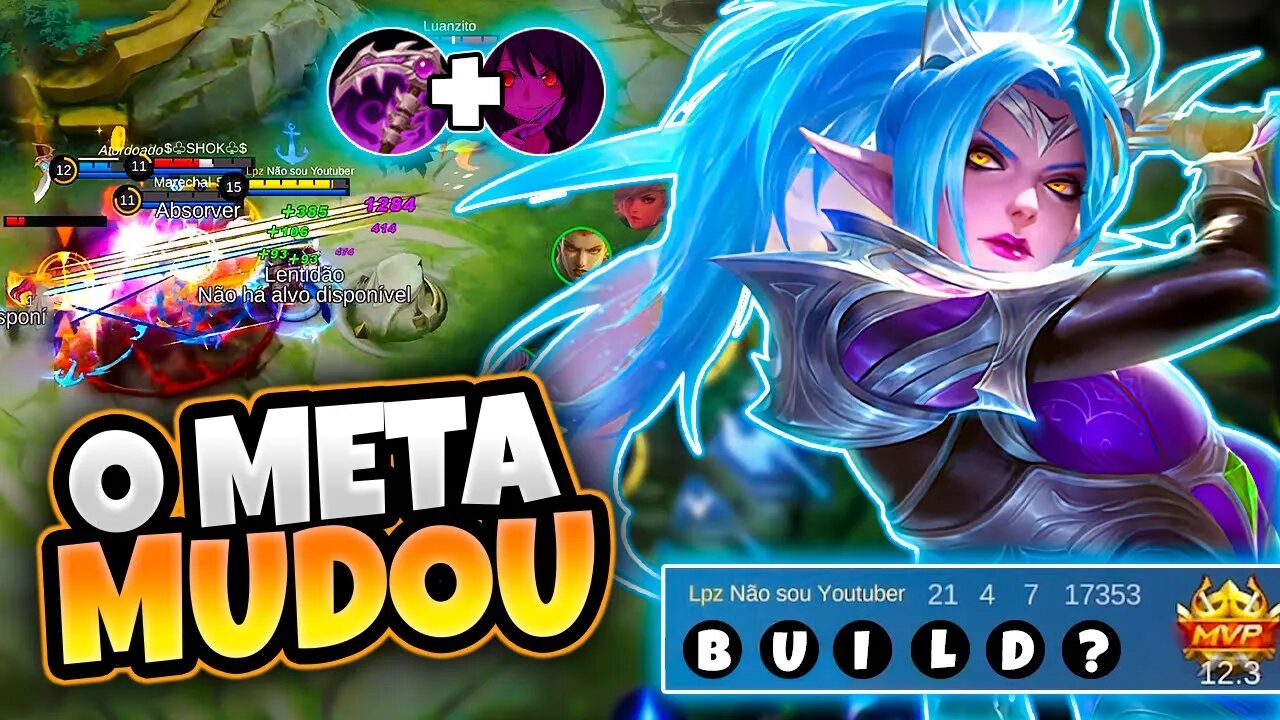 ELA ACABA COM O TIME INIMIGO COM ESSA BUILD | MOBILE LEGENDS