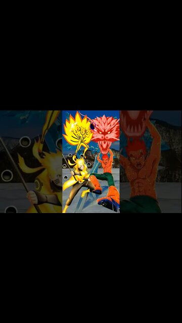 WHO IS STRONGEST?? Naruto & Kurama VS Susanoo & All Jinchuriki.#shorts