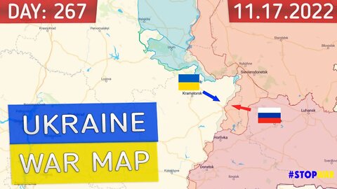 Russia and Ukraine war map 267 day - Military summary 2022 latest news today