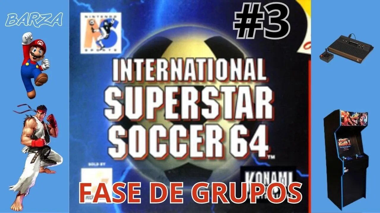 INTERNATIONAL SUPERSTAR SOCCER 64 | NINTENDO 64 | #3: FASE DE GRUPOS | MODO NORMAL | 1996