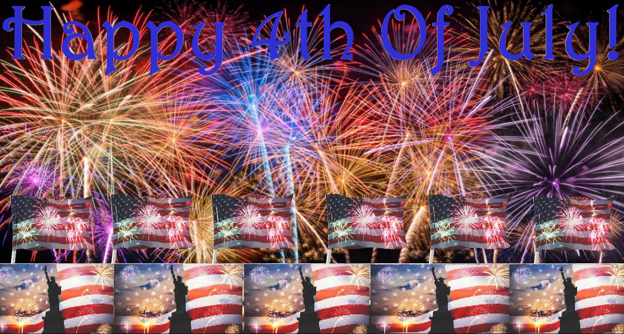 Happy 4th Of July - From Happy Birthday 3D - Star Spangled Banner - Video Card