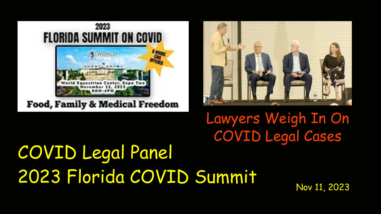 COVID Legal Panel - Where Do We Go From Here?