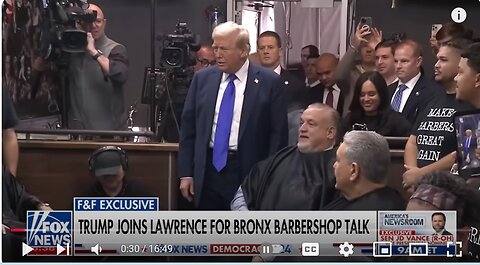 Trump chats with voters in NYC barbershop 'You guys are the same as me'