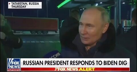 Putin: Russia Wants Biden!