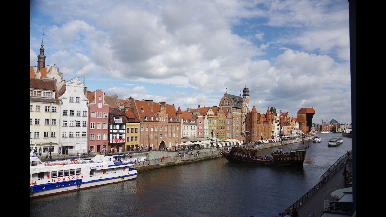 Down by the Canal in Gdansk in Mid-August