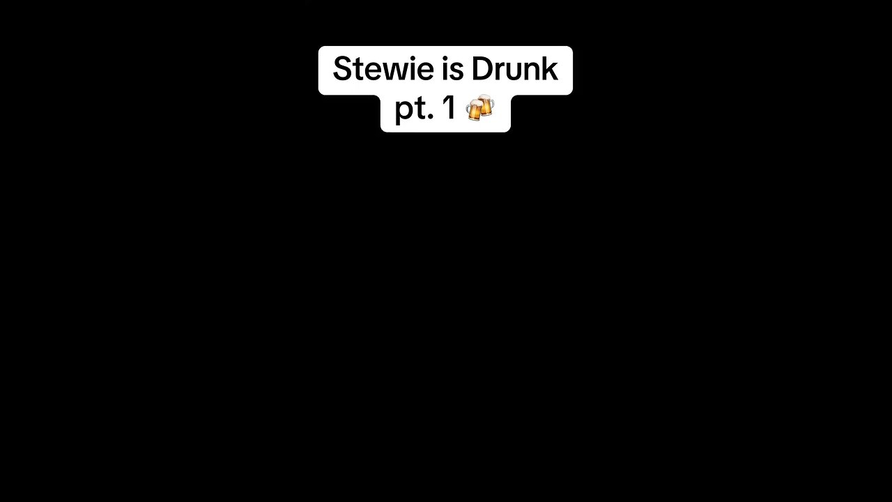 Stewie gets drunk part 1