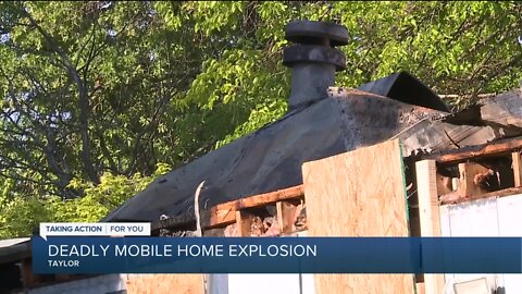 Deadly mobile home explosion in Taylor