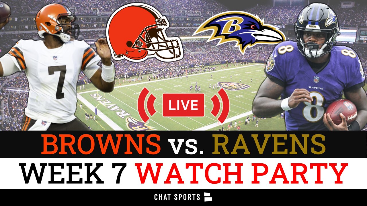 Browns vs. Ravens LIVE Streaming Scoreboard