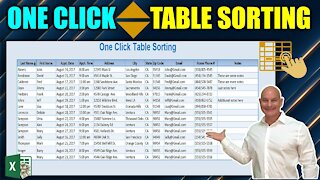 Learn This AMAZING One Click Sorting TRICK in Excel