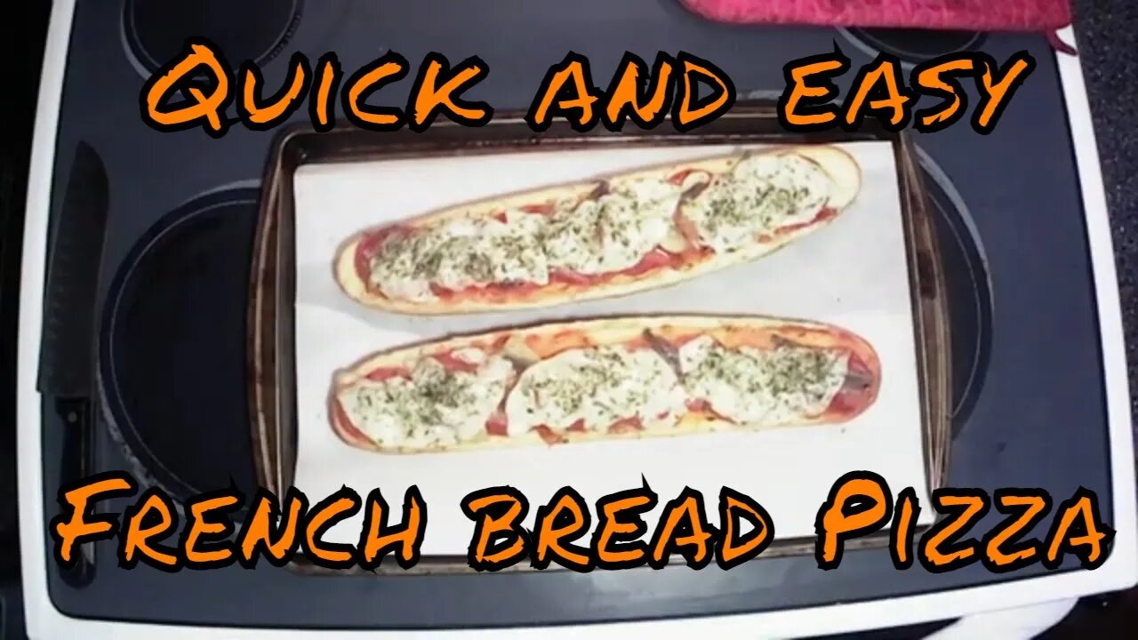 What's cooking with the Bear? French bread pizza