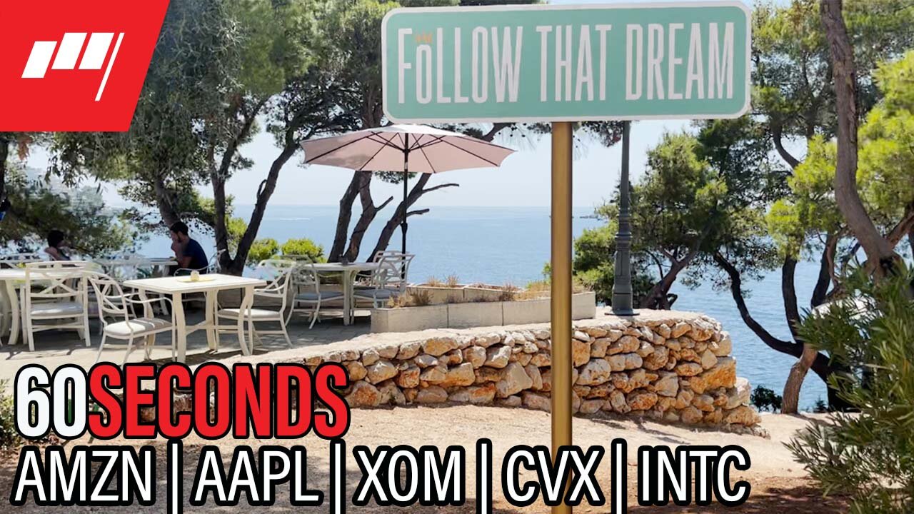 🇭🇷60 Seconds $AMZN $AAPL $XOM $CVX $INTC more @MarketRebels 🏴☠️