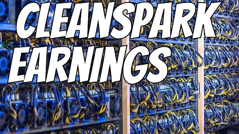 Cleanspark Stock Clips From Earnings - On Track To Meet Goals - Clsk