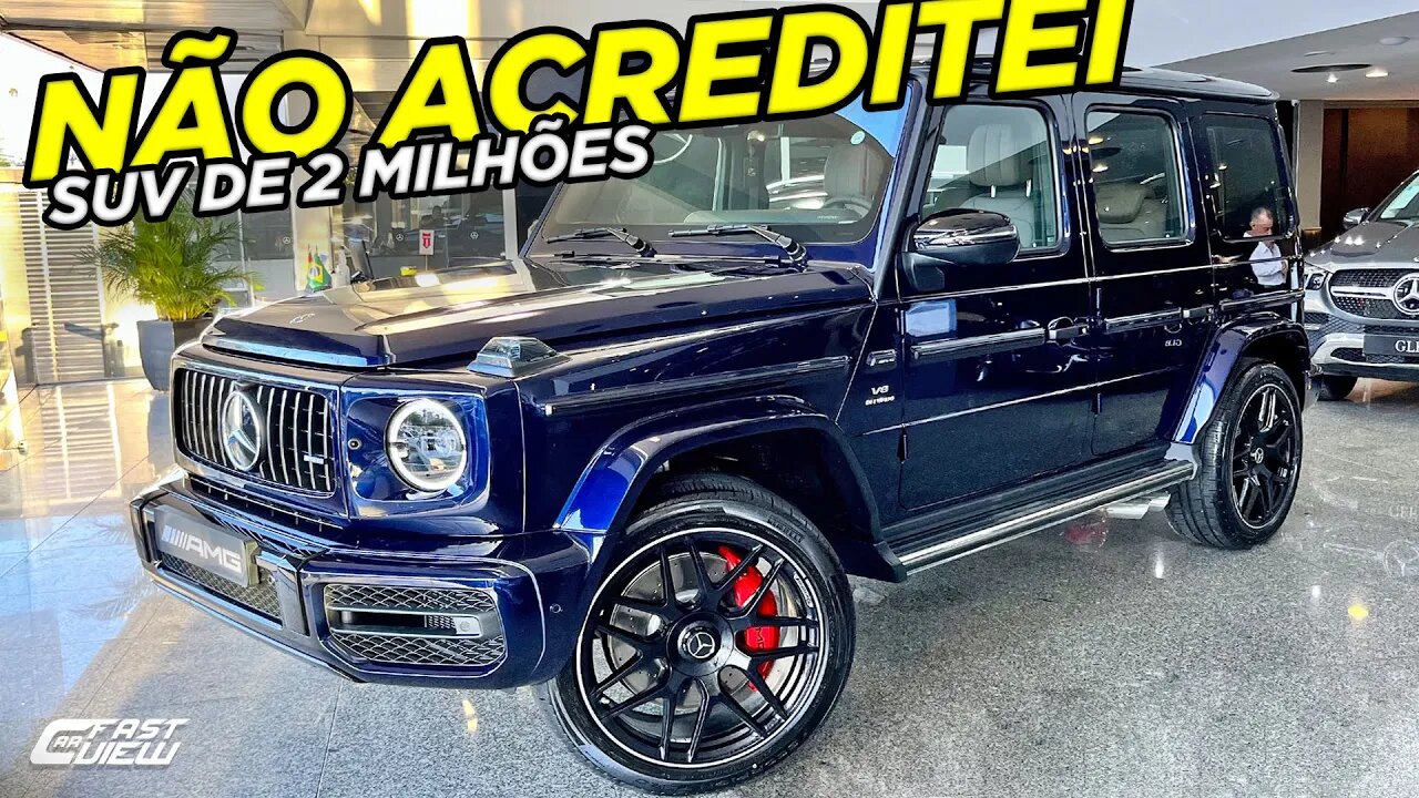 NOVO MERCEDES AMG G63 2023 JEEP INSANDO COM COR EXCLUSIVA E MOTOR V8, MAS COM ERRO IMPERDOÁVEL!