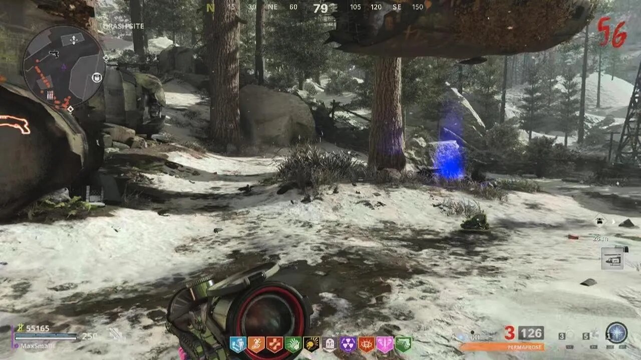 CoD: BO Cold War Zombies 55 - 61 Tundra Gold Camo