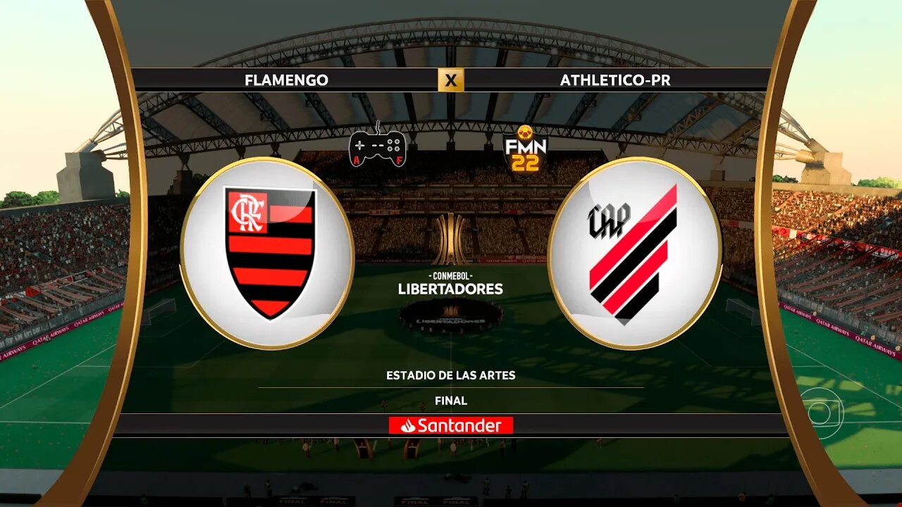 Libertadores 2022 - Flamengo x Athletico-PR | Final | FIFA 22 SIMULAÇÃO