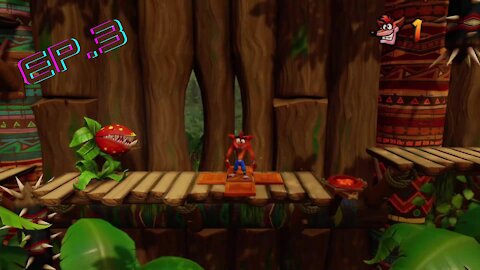 Tiki Man Was Not Impressed. Crash Bandicoot Ep. 3