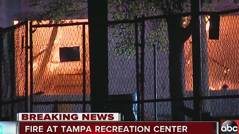 Fire destroys Tampa recreation center