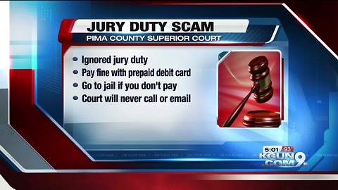 Scam threatens arrest, fines for ignoring jury duty