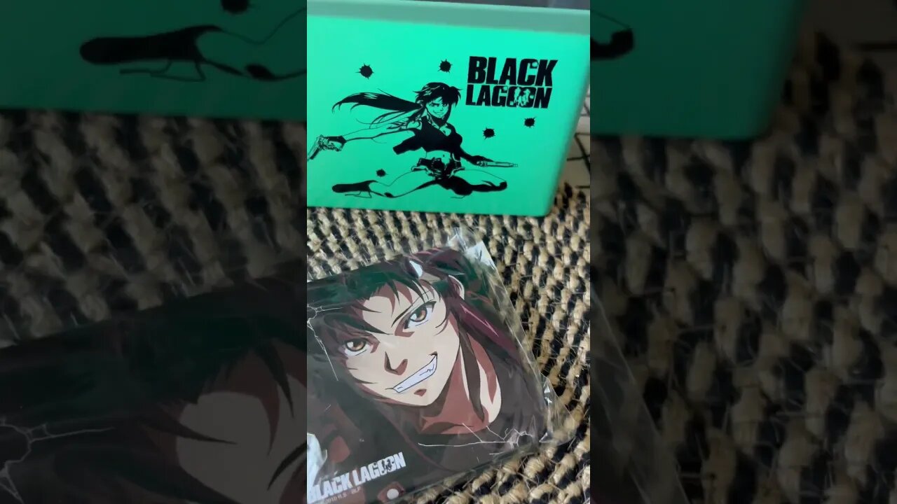 Black Lagoon Drinking Coasters 🥃🔫 #anime #animemerch #merch #manga #blacklagoon #animeedit