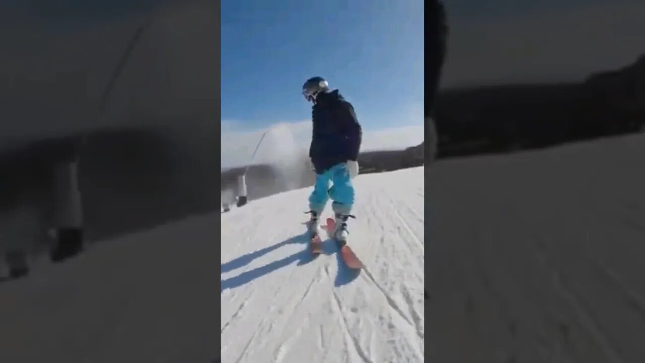 ESSENTIAL Skill For Terrain Park Skiing!!#skiing #shorts #gopro