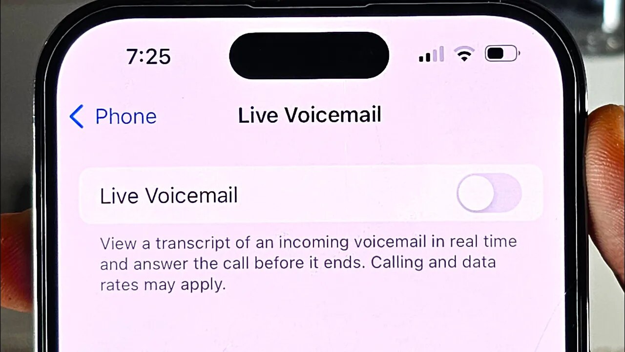 How To Turn Off Live Voicemail on iPhone iOS 17