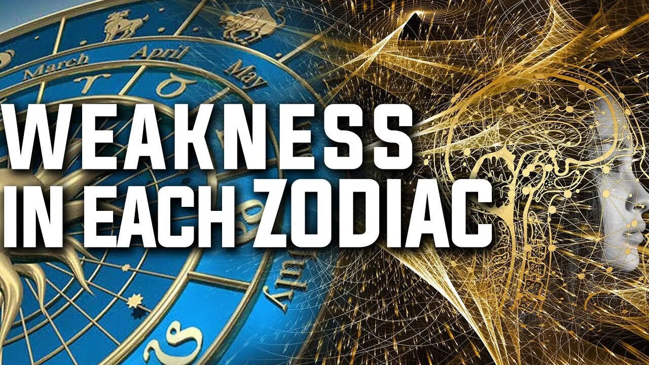 THE BIGGEST WEAKNESS OF EACH ZODIAC SIGN | THE ACHILLE'S HEAL | ASTROLOGY | PALMISTRY | ZODIAC