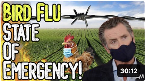 HERE WE GO: BIRD FLU STATE OF EMERGENCY! - Fauci Is Back As Latest Plandemic Hoax Continues!