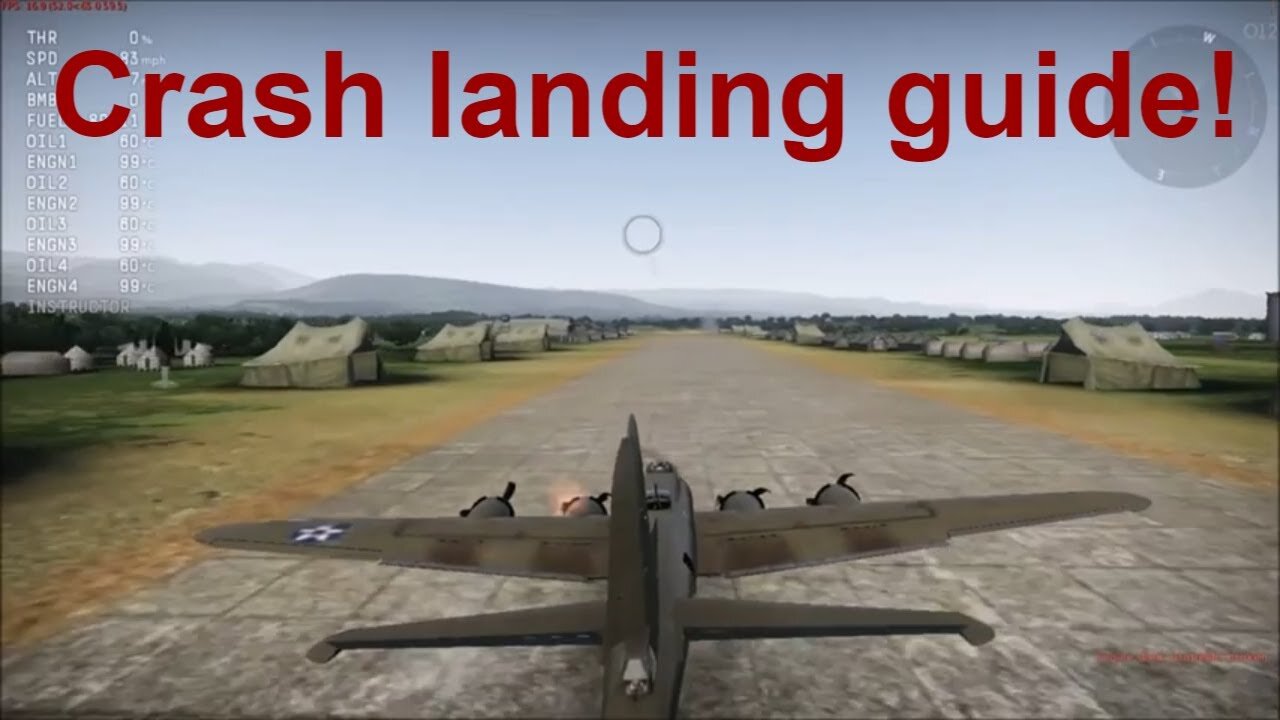 War Thunder Crash landing compilation and guide!