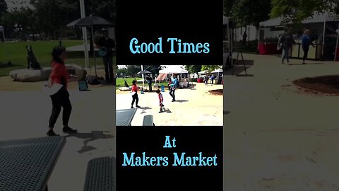 Family Dances To My Music at Market