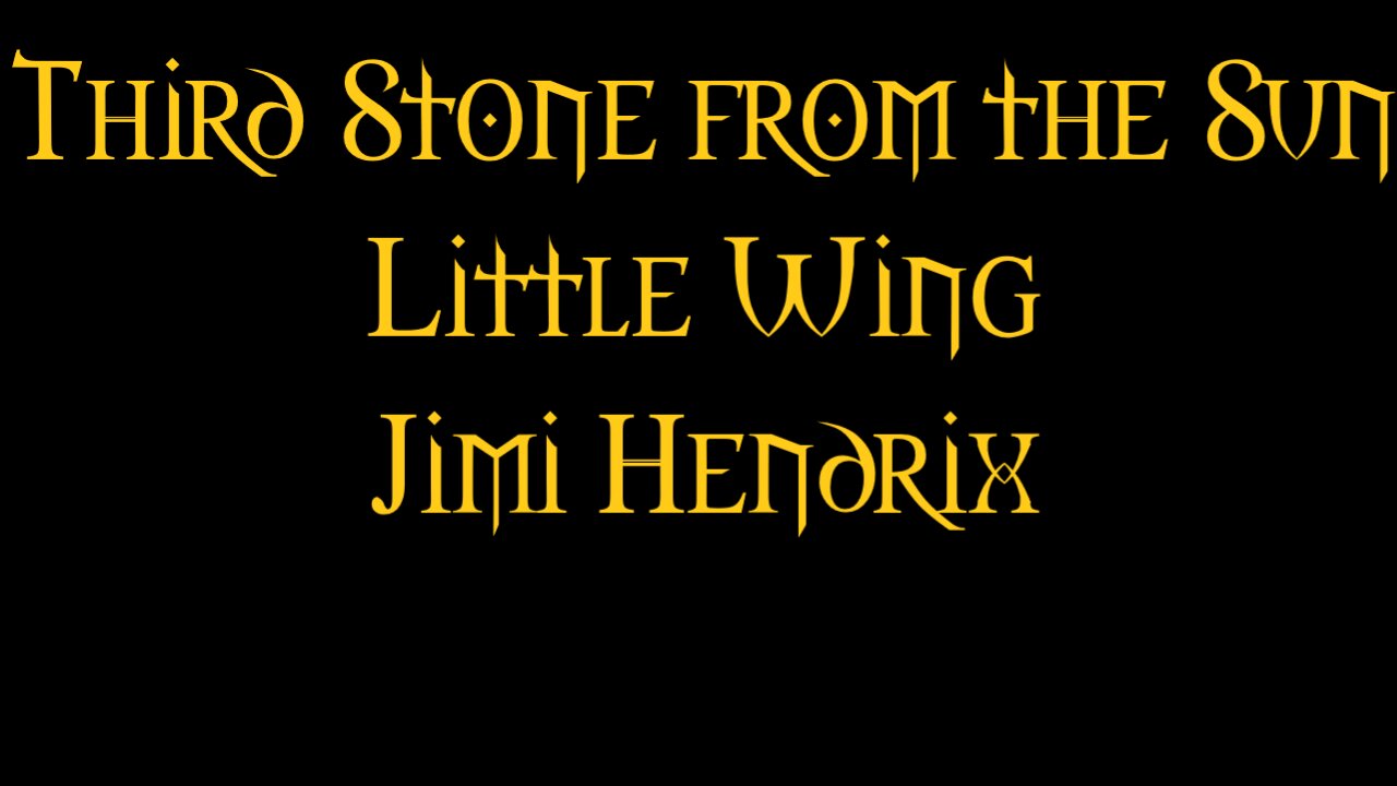 Third Stone From The Sun Little Wing Jimi Hendrix