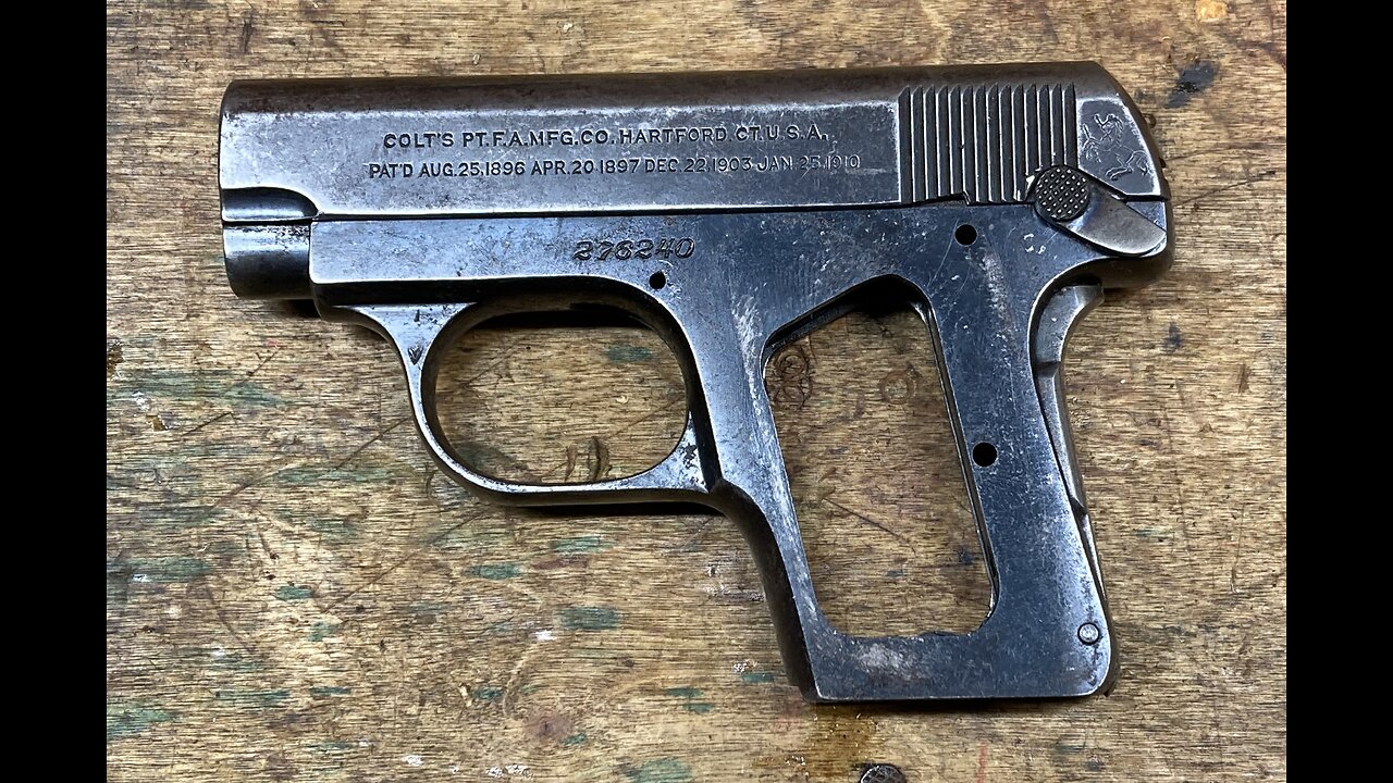 Colt 1908 Pocket Pistol Re-blue