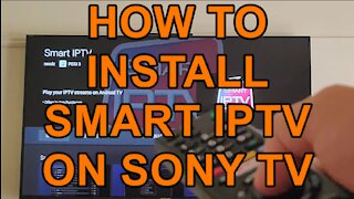 How to install Smart IPTV on Sony TV From Play Store